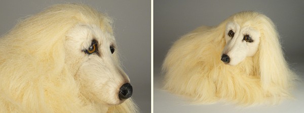 Piutre Stuffed Plush Afghan Hound