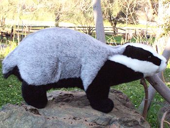 Stuffed Plush Badger