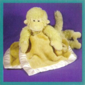 monkey stuffed animal blanket