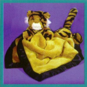 Stuffed Tiger Baby Blanket