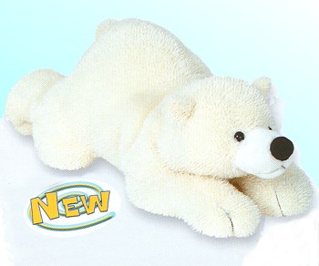 Snuzzle Stuffed Plush Polar Bear