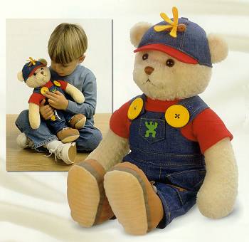 Stuffed Plush Little Boy Teach Me Bear