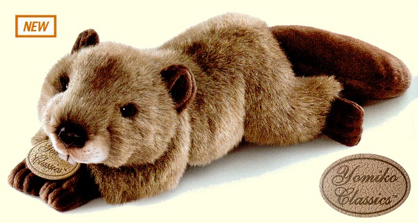 Russ Berrie Yomiko Classic Stuffed Plush Beaver