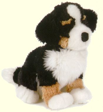 stuffed bernese mountain dog toy