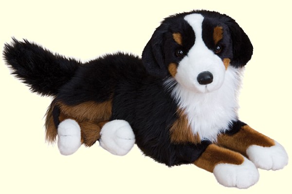 stuffed animal bernese mountain dog
