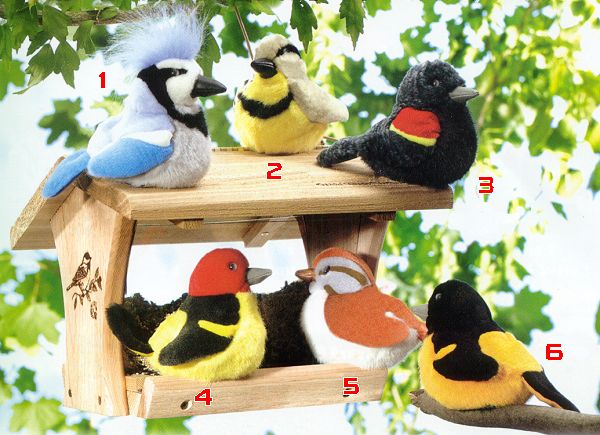Stuffed Plush Audubon Birds, Series 2