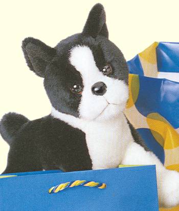 Stuffed Plush Boston Terrier