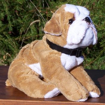 Spike Stuffed Plush Bulldog