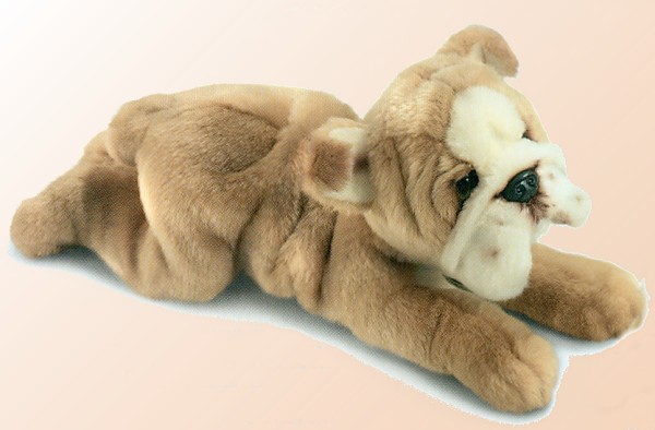 english bulldog puppy stuffed animal