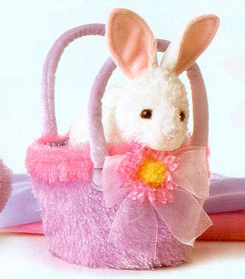 Fancy Pals Plush Bunny In A Basket