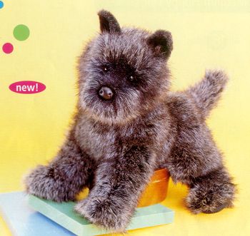 Stuffed Plush Cairn Terrier Dog