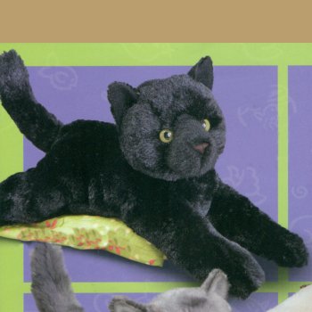 Douglas Tug Stuffed Plush Black Cat