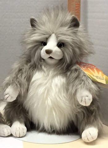 fluffy cat plush