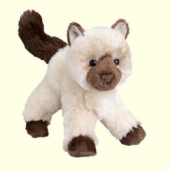 "Hilda" Plush Himalayan Cat