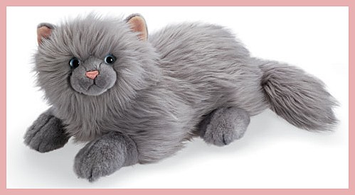 GUND "Wuffy" Gray Persian Cat