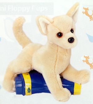 white chihuahua stuffed animal