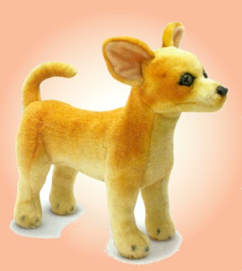 lifelike stuffed chihuahua