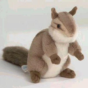 Hansa Sitting Stuffed Plush Chipmunk