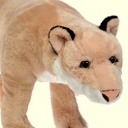 large cougar stuffed animal