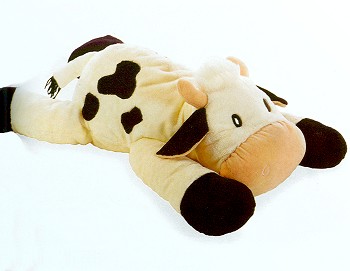large stuffed cow