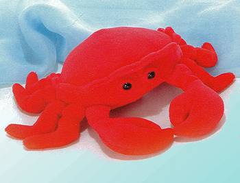 Aurora Stuffed Plush Crab