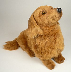 realistic stuffed dachshund