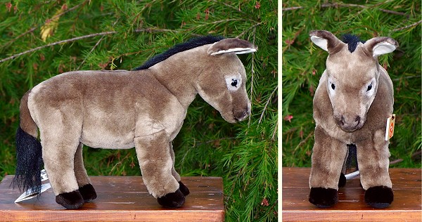 large donkey stuffed animal