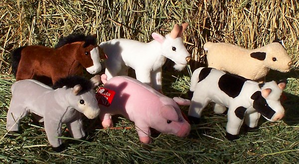 farm animals stuffed toys