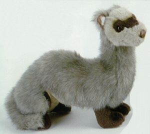 black footed ferret plush