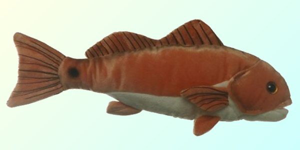 Plush Red Fish Stuffed Animal