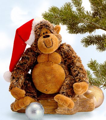 GUND Holiday Garstang Plush Gorilla