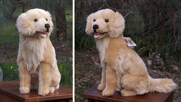 Goldie Soft Plush Stuffed Animal Toy NEW Bocchetta Golden Retriever Dog 37cm 