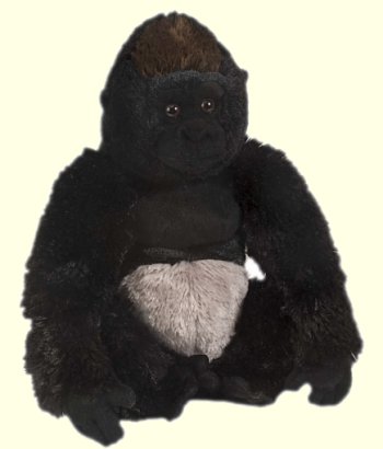 Cuddlekins Stuffed Plush Silverback Gorilla