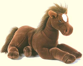 Fiesta Stuffed Plush Chestnut Horse