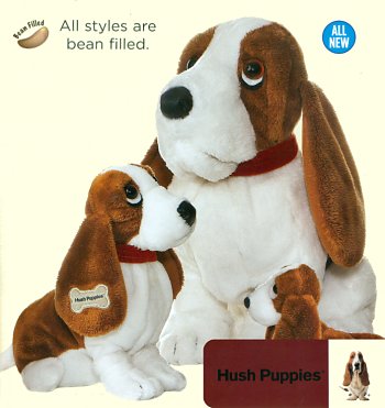 hush puppies stuffed dog