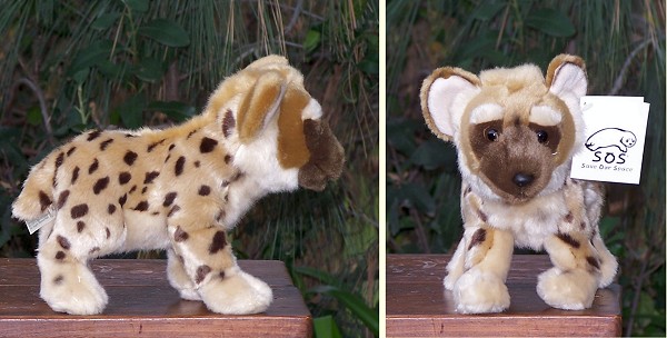 Small Leosco SOS Stuffed Plush Hyena