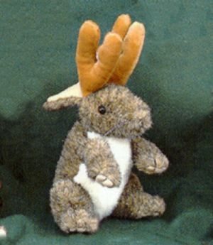 jackalope stuffed toy