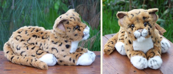 Hansa Stuffed Jaguar Cub