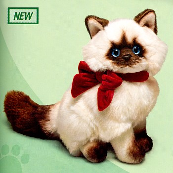 Minx Stuffed Plush Siamese Kitten from Russ
