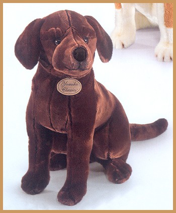 brown lab stuffed animal
