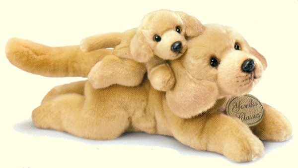 yellow lab puppy stuffed animal