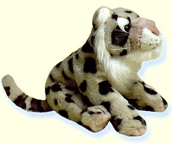 Petting Zoo Stuffed Plush Snow Leopard