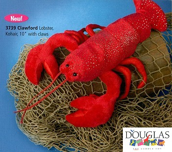 "Clawford" Stuffed Plush Lobster