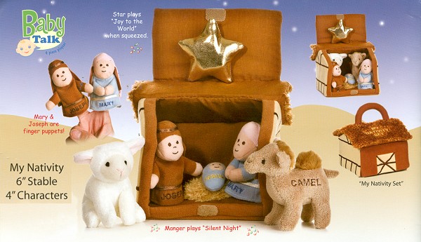 stuffed animal nativity