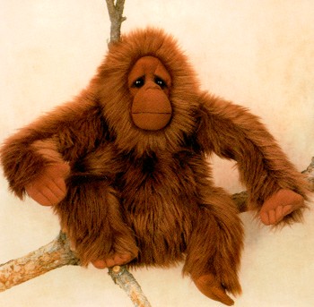 Lou Rankin "Clyde" Stuffed Plush Orangutan