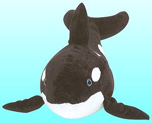 Stuffed Plush Orca Whale