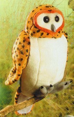 plush barn owl