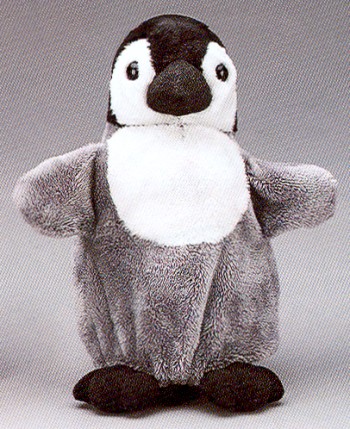 Stuffed Plush Emperor Penguin Chick Glove Puppet