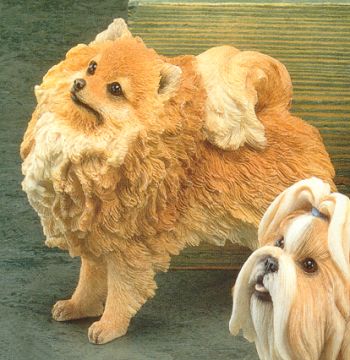 Country Artists Pomeranian Sculpture