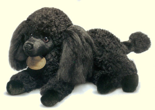 black poodle stuffed animal